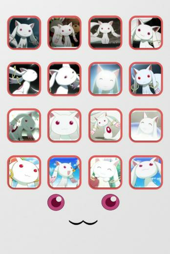 Kyubey Madoka Magica iPhone Background By Quarianderpy