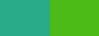 Jungle Green And Kelly Two Color Background