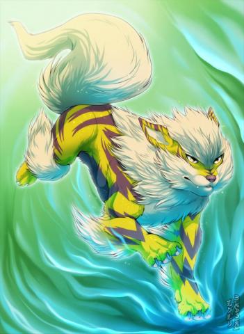 Shiny Arcanine By Pokemura Pokemon Anime Fan Art