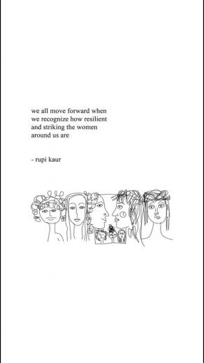 Rupi Kaur Wallpaper Moving Forward Poster