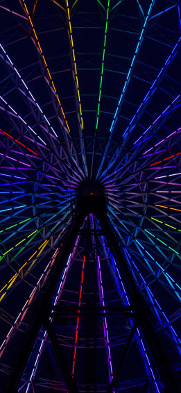 Neon Lights iPhone Wallpaper