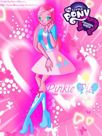 My Little Pony Equestria Girls Pinkie Pie By Ravenvillanuevat2p On