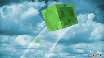 Simple Desktop Wallpaper Minecraft Slime Sky