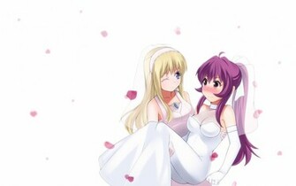 Home Gallery Yuru Yuri Wallpaper Uhm Where S The Groom