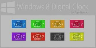 Windows Digital Clock By Pauliewog260