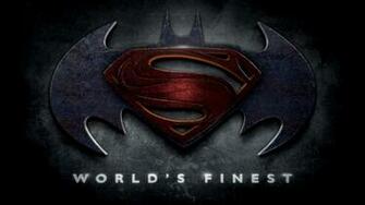 Superman And Batman Logo Wallpaper