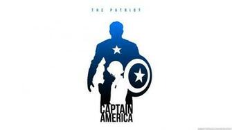 Minimalistic Marvel Comics Avengers Posters Fan Art Captain America