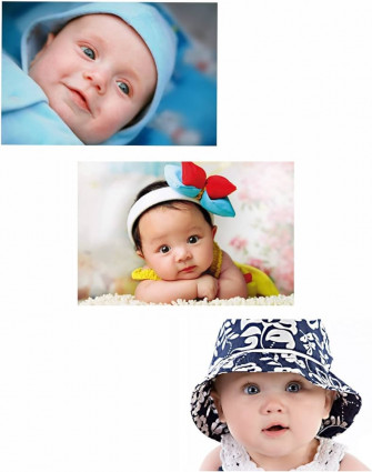 Paper Plane Design Posters Adorable Baby Boy And Girl For