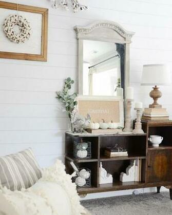 Shiplap Wallpaper Gratefulsign Thanksgiving Decor Farmhouse