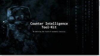 Counter Intelligence Tool Kit Development Nstool Pro