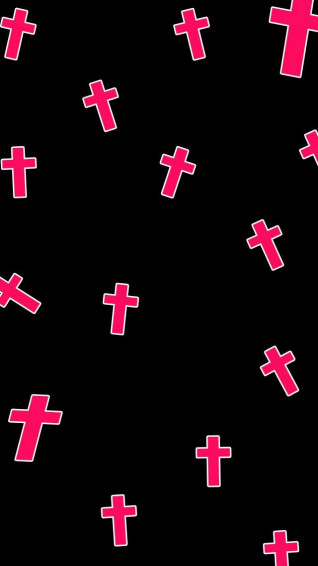 Girly Crosses Wallpaper