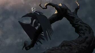 Moon And Crow Movie Scene Artwork Digital Art James Zapata