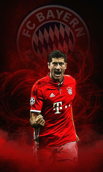 Robert Lewandowski Mobile Wallpaper By Adik1910
