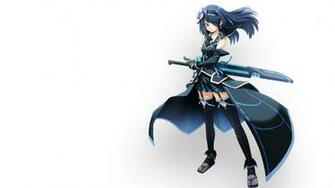 White Blue Eyes Eyepatch Hair Anime Simple Background Cosmic