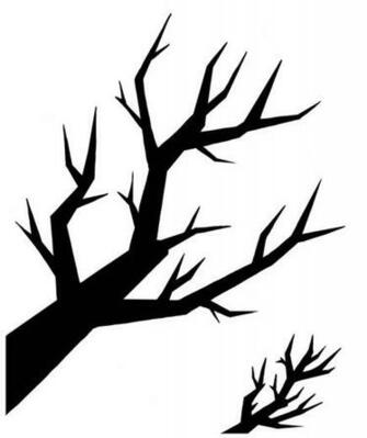 Tree Branch Silhouette By Hakuyako