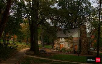 Log Cabin Wallpaper Background HD Walltecno
