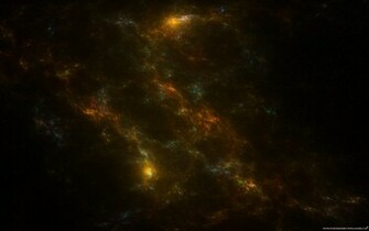 Orange Nebula Wallpaper