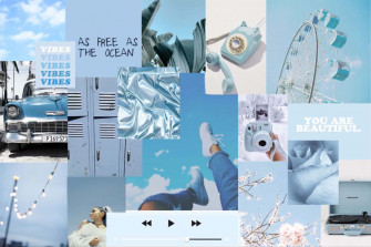 Light Blue Aesthetic Wallpaper
