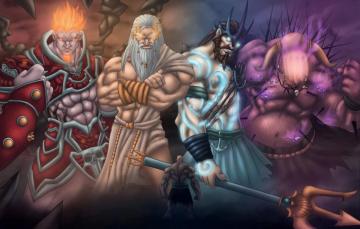 Wallpaper Fire Flame Game Demigod Armor Kratos God Of War