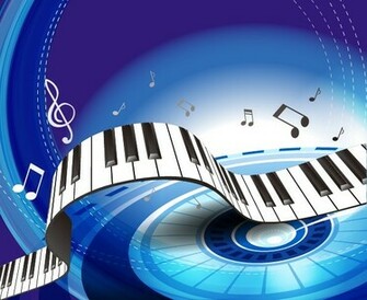 Piano Background Vector Graphics Background Music