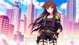 Brunette Anime Wallpaper