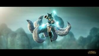 Videospel League Of Legends Ahri Wallpaper
