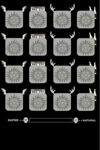 Self Made Supernatural Wall Paper For iPhone Home Background