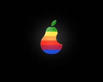 Apple Macintosh Pear Logo Desktop Wallpaper And Stock Photos