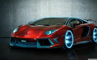 Cars Tron Lamborghini Aventador Wallpaper High Resolution