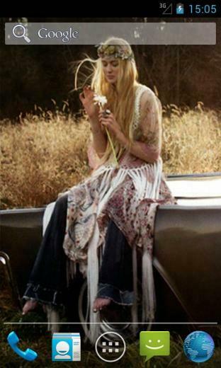 Hippie Girl Live Wallpaper Apps For Android Phone Car Pictures