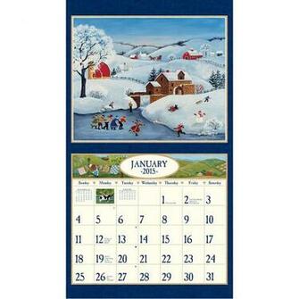 Art Artists Folk Singleton Lang Wall Calendar