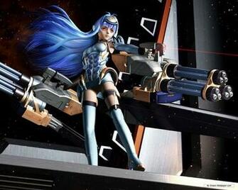 Gamer Girl In Active Picture