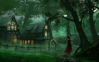 Little Red Riding Hood Wallpaper Artistic