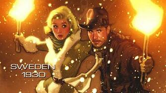 Indiana Jones Illustrations Harrison Ford Drawings Adam Hughes
