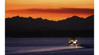Description Washington State Sunset Wallpaper In