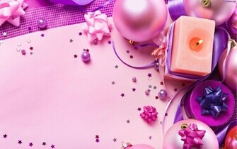 Pink Christmas Wallpaper
