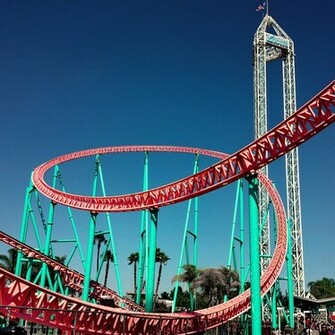 Jvoves Xcelerator Roller Coaster iPad Wallpaper