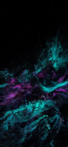 Paint Stains Mixing Wallpaper