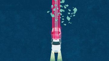 Desktop Wallpaper Police Car Minimal Money HD Image Picture