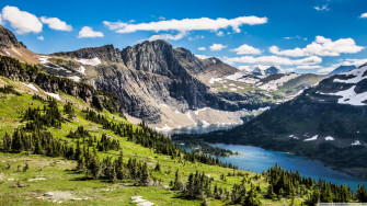 Hidden Lake Glacier National Park Montana 4k HD