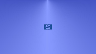 Hp Logo Black Round 3d Wallpaper HD
