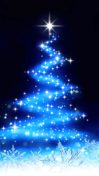 Christmas Tree Snowflakes 4k Wallpaper iPhone HD Phone 5550h