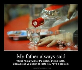 Vodka Demotivational Poster By Szczygusek
