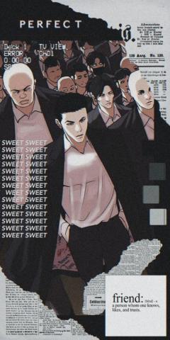 Lookism Wallpaper Big Deal Kartun Gambar Manga Seni Gelap
