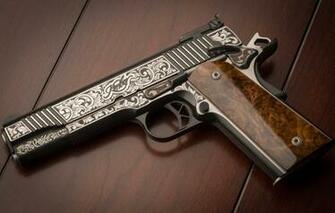 Wallpaper Gun Weapons Background Patterns Custom Kimber