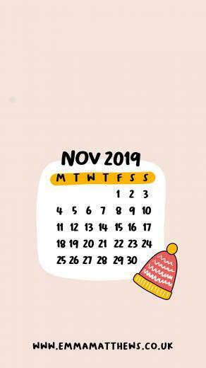 November Calendar Wallpaper Top