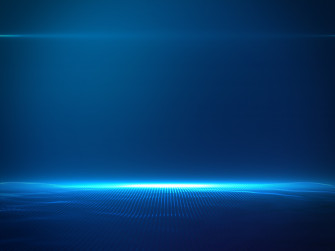 Beautiful Blue Particles With Lens Flare On Gradient Color Wallpaper