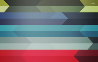 Horizontal Pastel Stripes Wallpaper