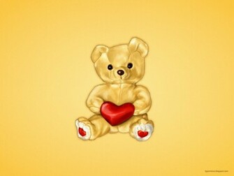 Desktop Wallpaper And An iPhone With The Cute Teddy Bear