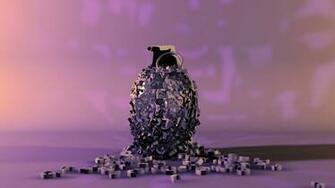 Wallpaper Grenade Bomb Metal HD